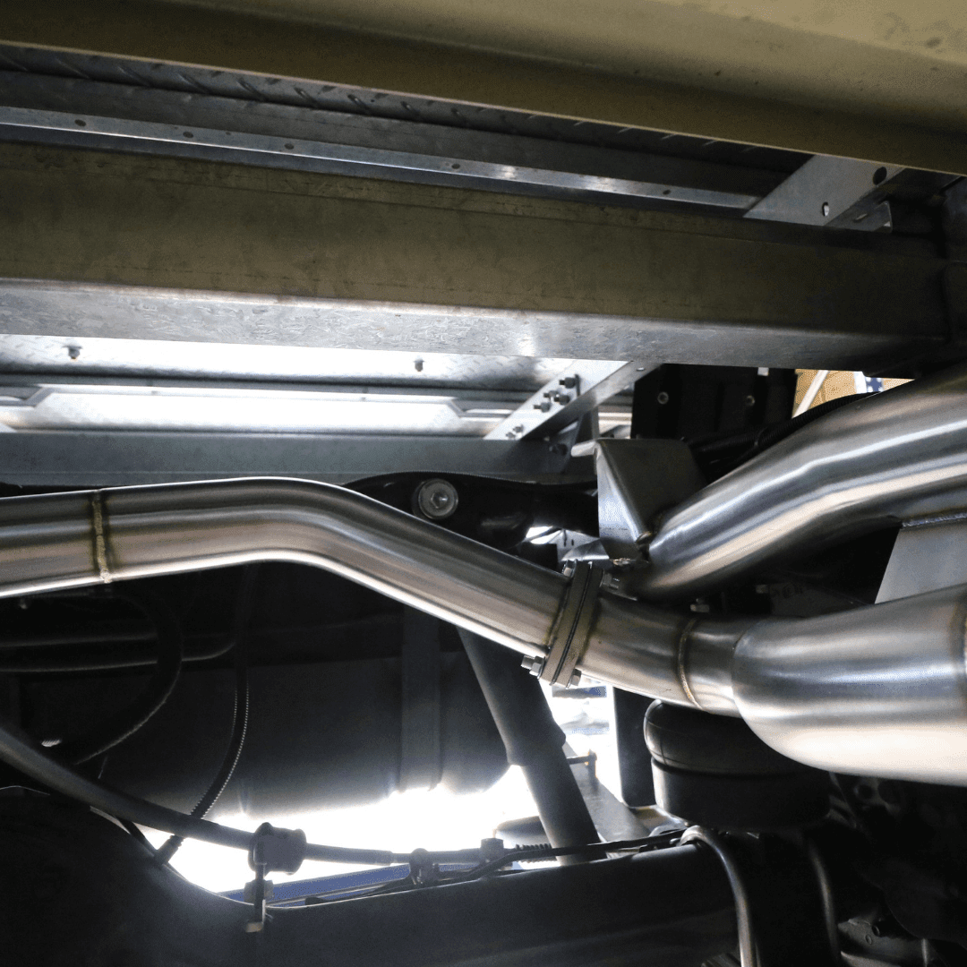 Twin Exit Exhaust HS8148SS-TW
