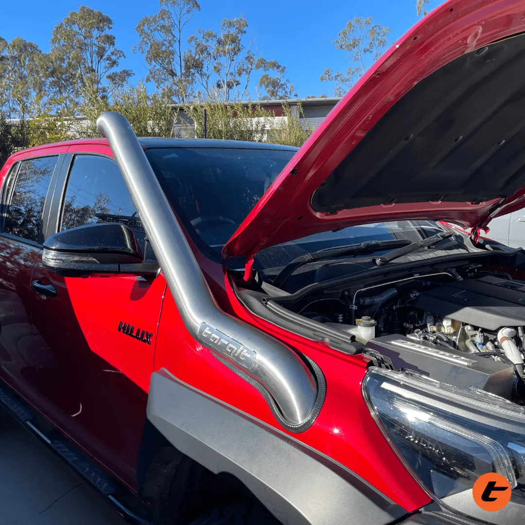 SN10 Hilux 2.8L Stainless Steel Snorkel