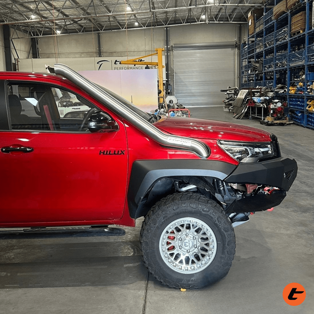 SN10 Hilux 2.8L Stainless Steel Snorkel