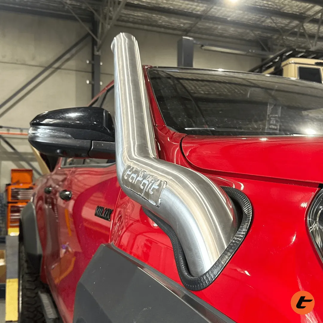 SN10 Hilux 2.8L Stainless Steel Snorkel