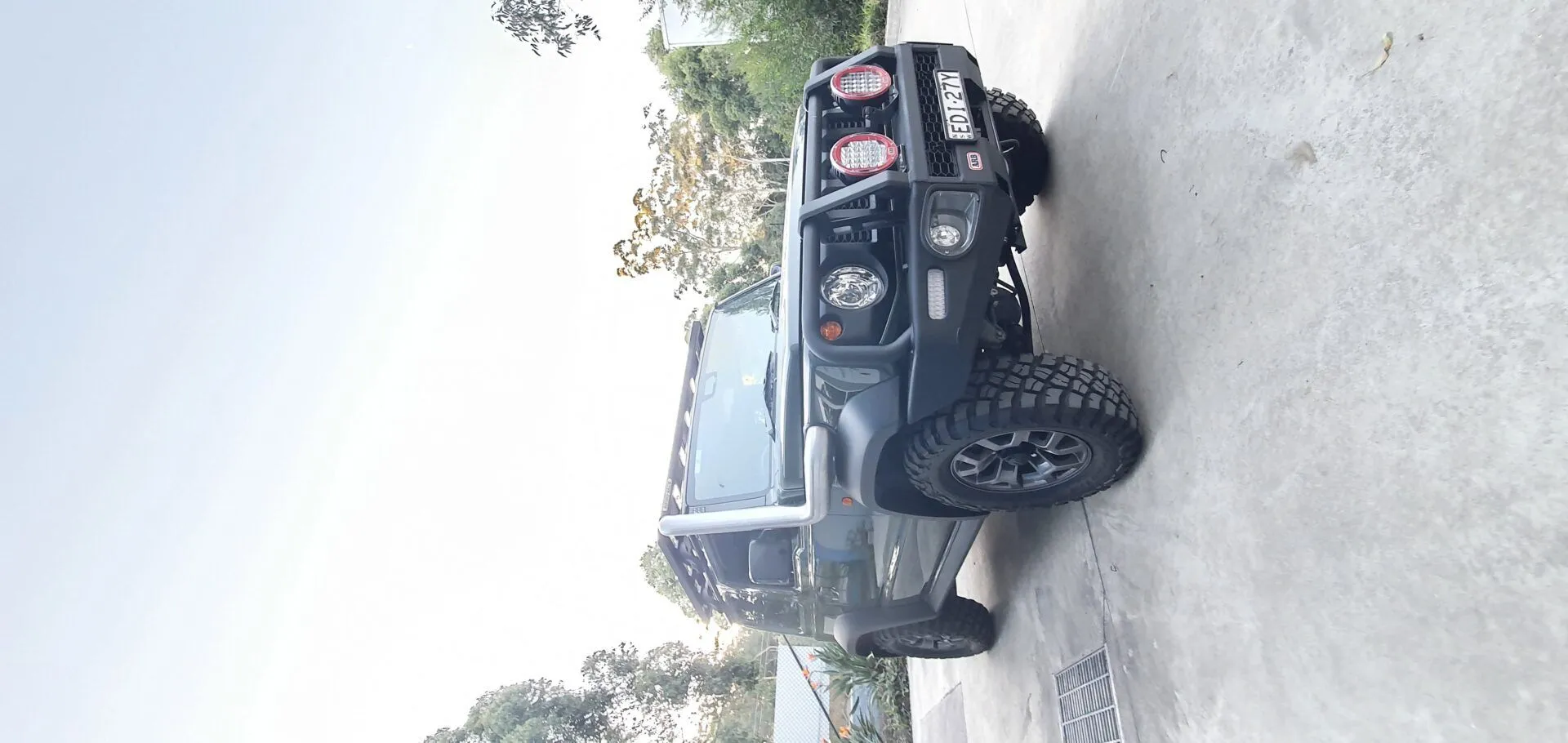 SN02SS Jimny snorkel stainless finish