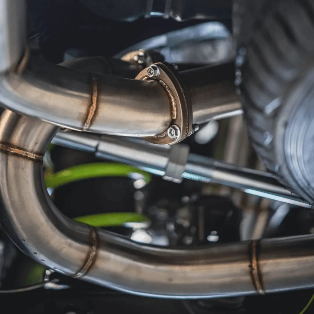 Twin Exit Exhaust HS8138XSS-Twin
