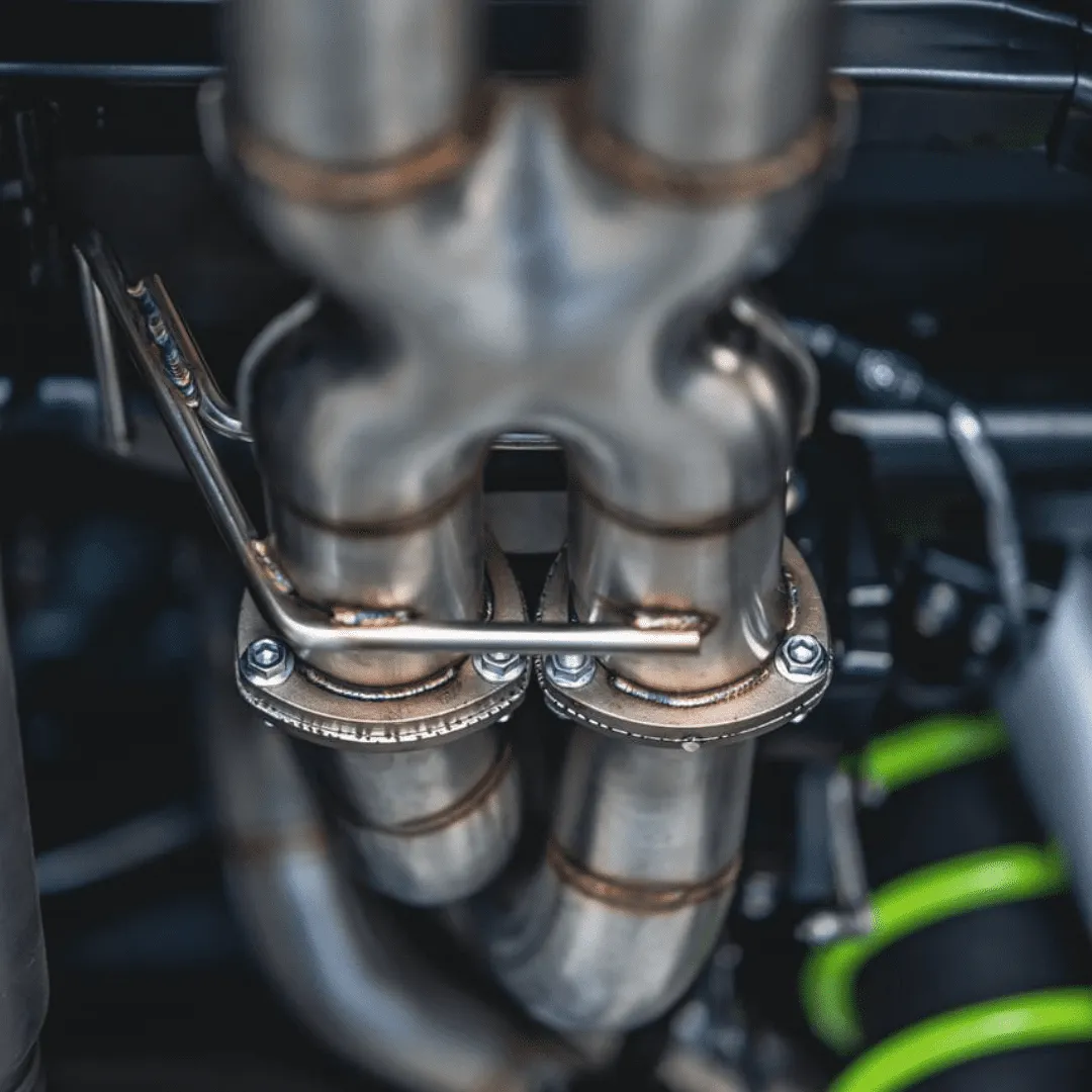 Twin Exit Exhaust HS8138XSS-Twin