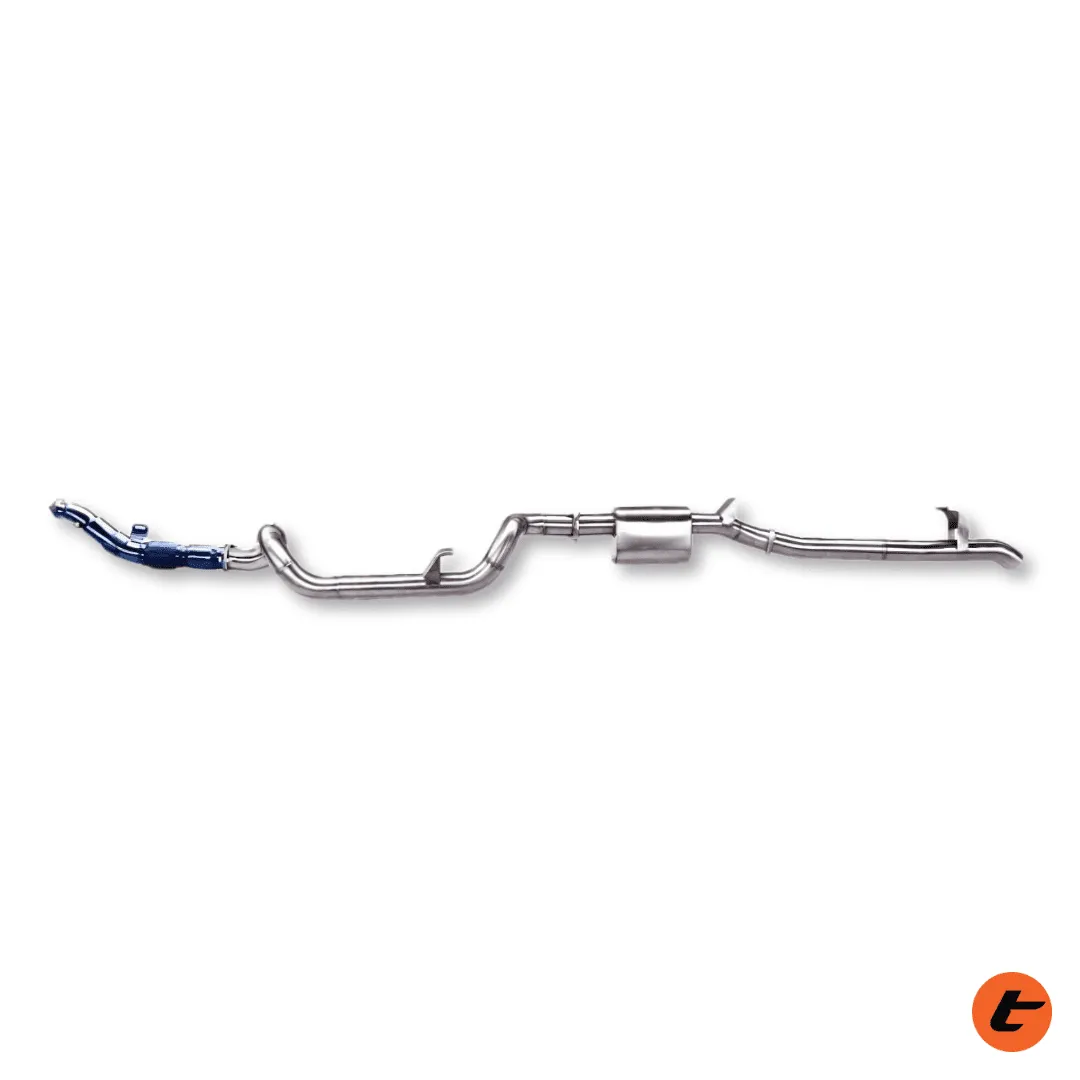 HS8130SS-390 Toyota Landcruiser Single Cab 3.5 Inch Single Exit Exhaust