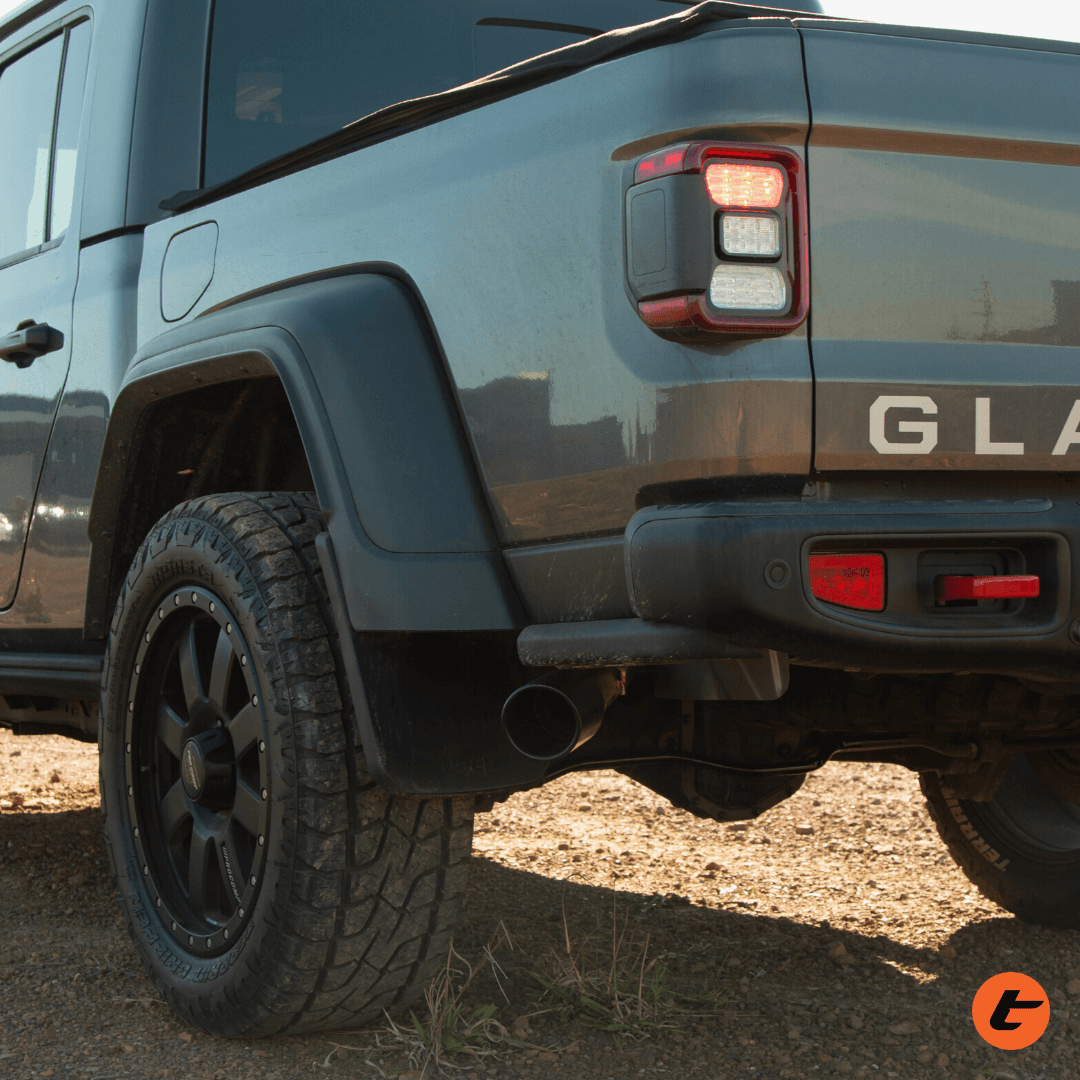 HS8192SS Single Exit Jeep Gladiator Exhaust