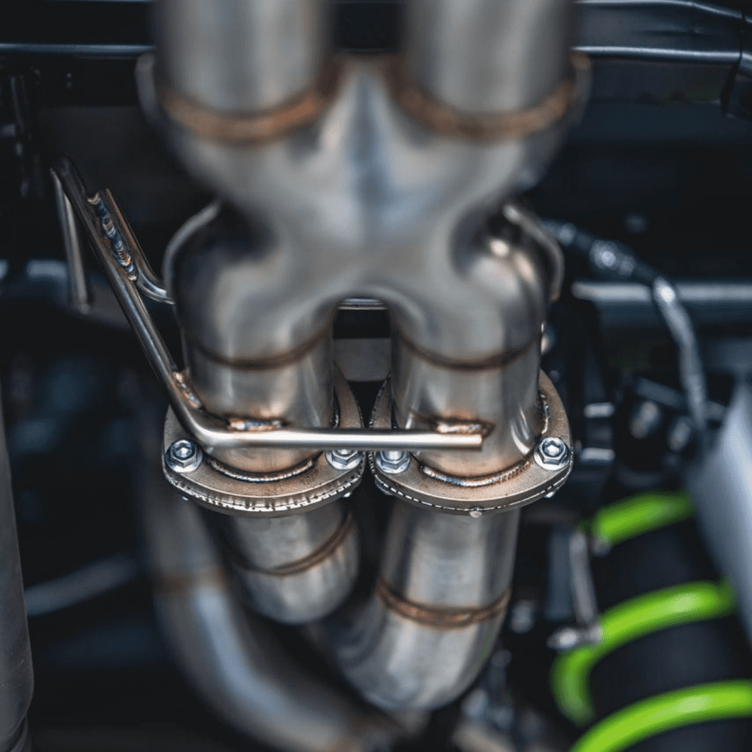 Twin Exit Exhaust HS8138XSS-Twin