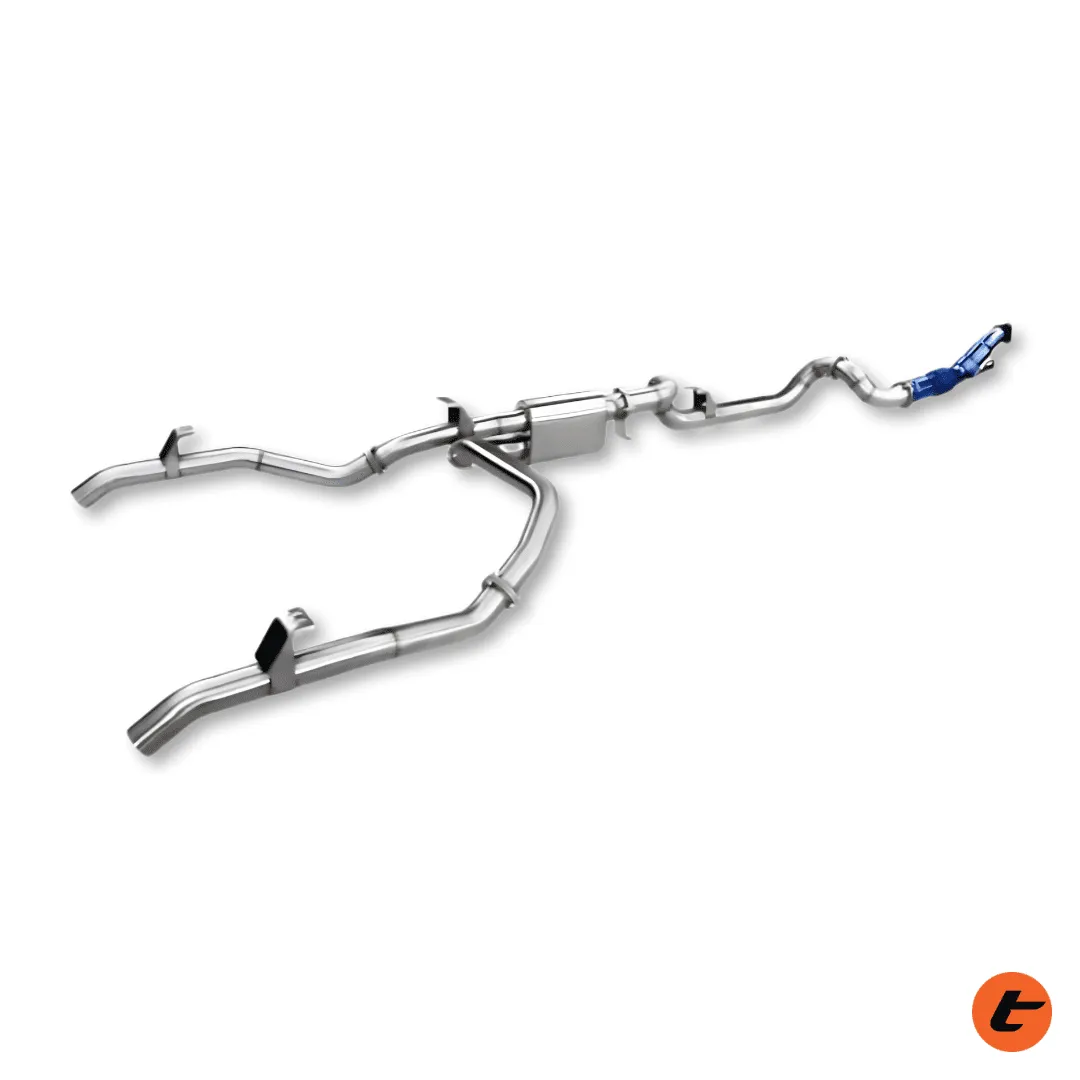 HS8130SS TW Toyota Landcruiser Single Cab Twin Exit Exhaust