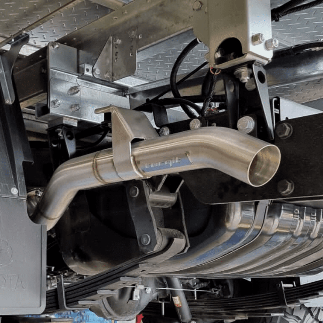 79 series 3 inch exhaust turbo back