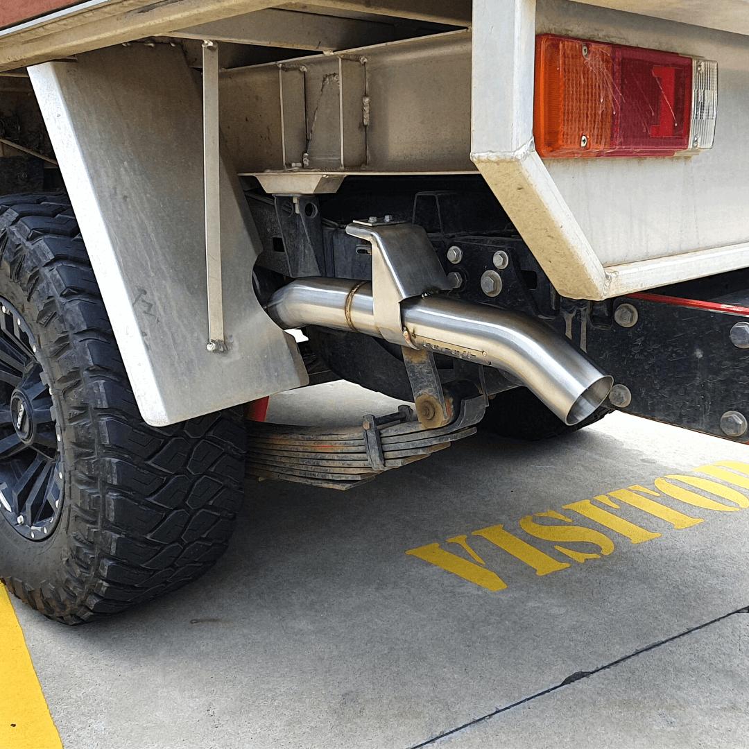 Twin Exit Exhaust HS8130SS-TW