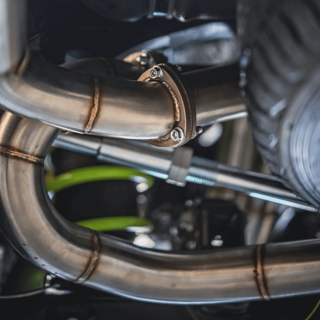 Twin Exit Exhaust HS8138XSS-Twin