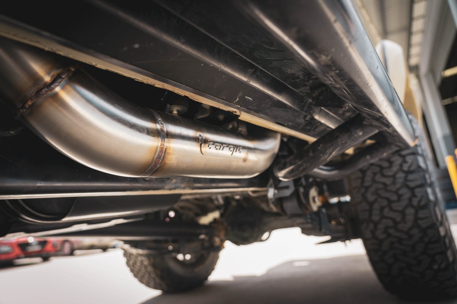 3.5" Single Exit DPF Back Exhaust for 78 Series 4.5L - Image 7