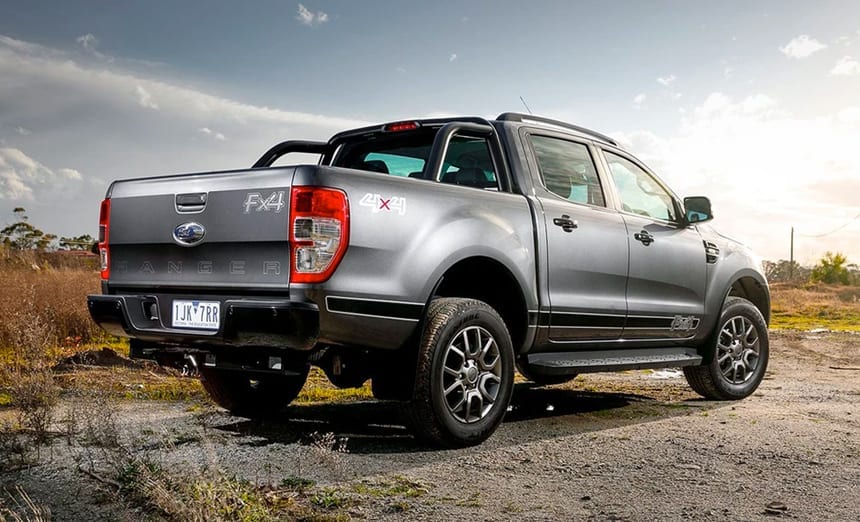 Ford Ranger with Pedal Torq settings parked outdoors