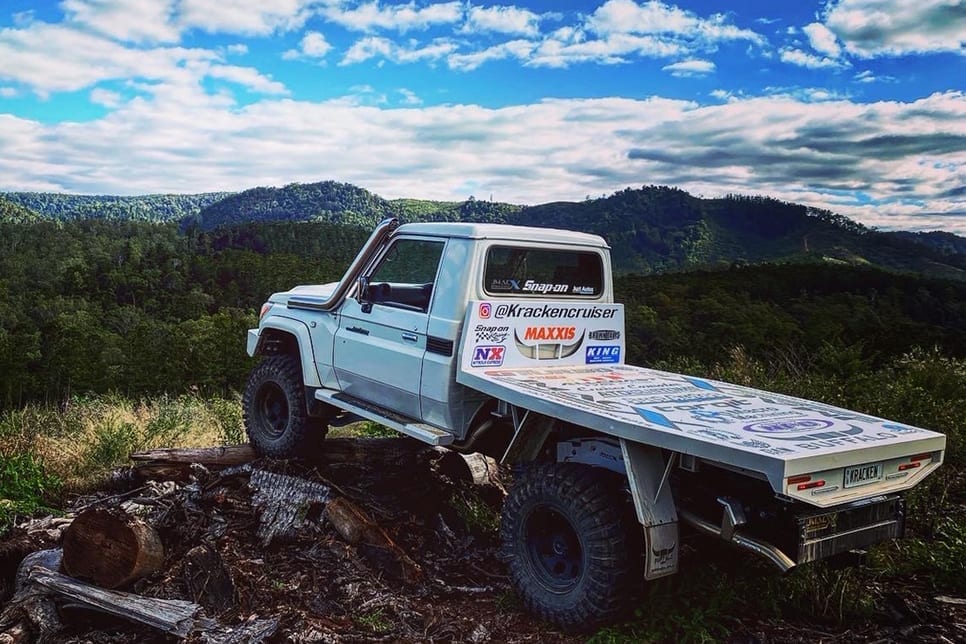 4WD Performance Exhaust – Torqit-equipped ute tackling rugged off-road terrain