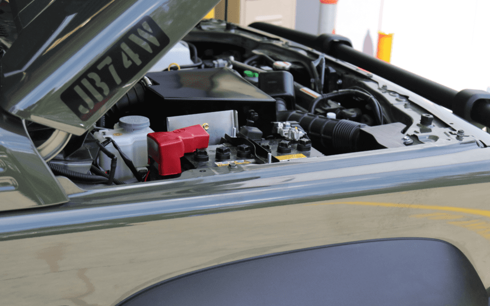 4WD airbox upgrade installed in engine bay