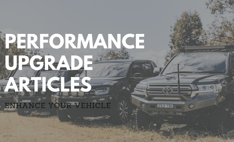 Performance Upgrade Articles