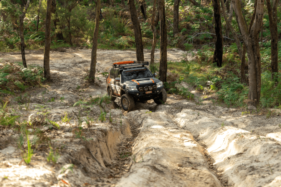 200 Series LandCruiser on Rocky Terrain