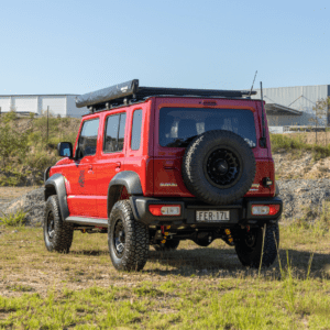 Suzuki Jimny 5-Door with off-road upgrades, rear view
