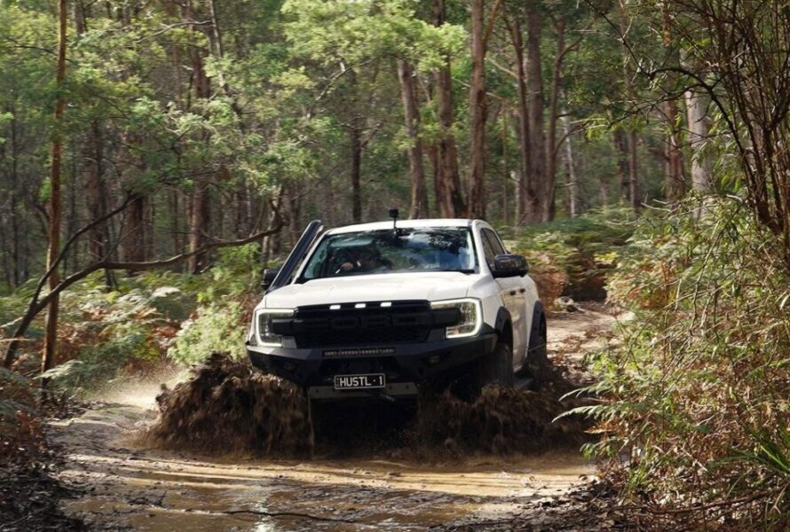 Next-Gen Ford Ranger with Torqit 4WD Modifications for Mud Crossing