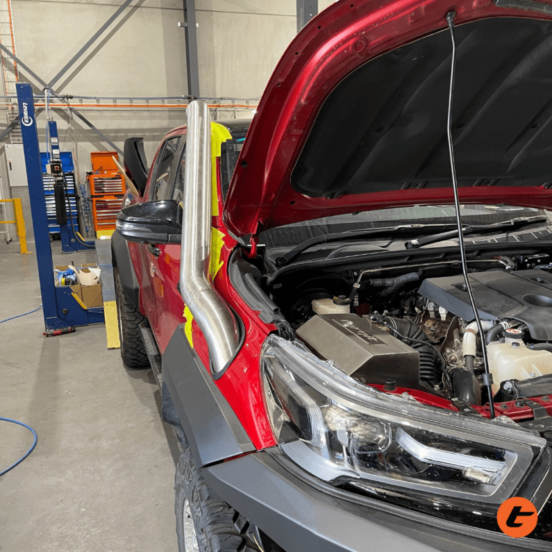 SN10 Hilux 2.8L Stainless Steel Snorkel-4