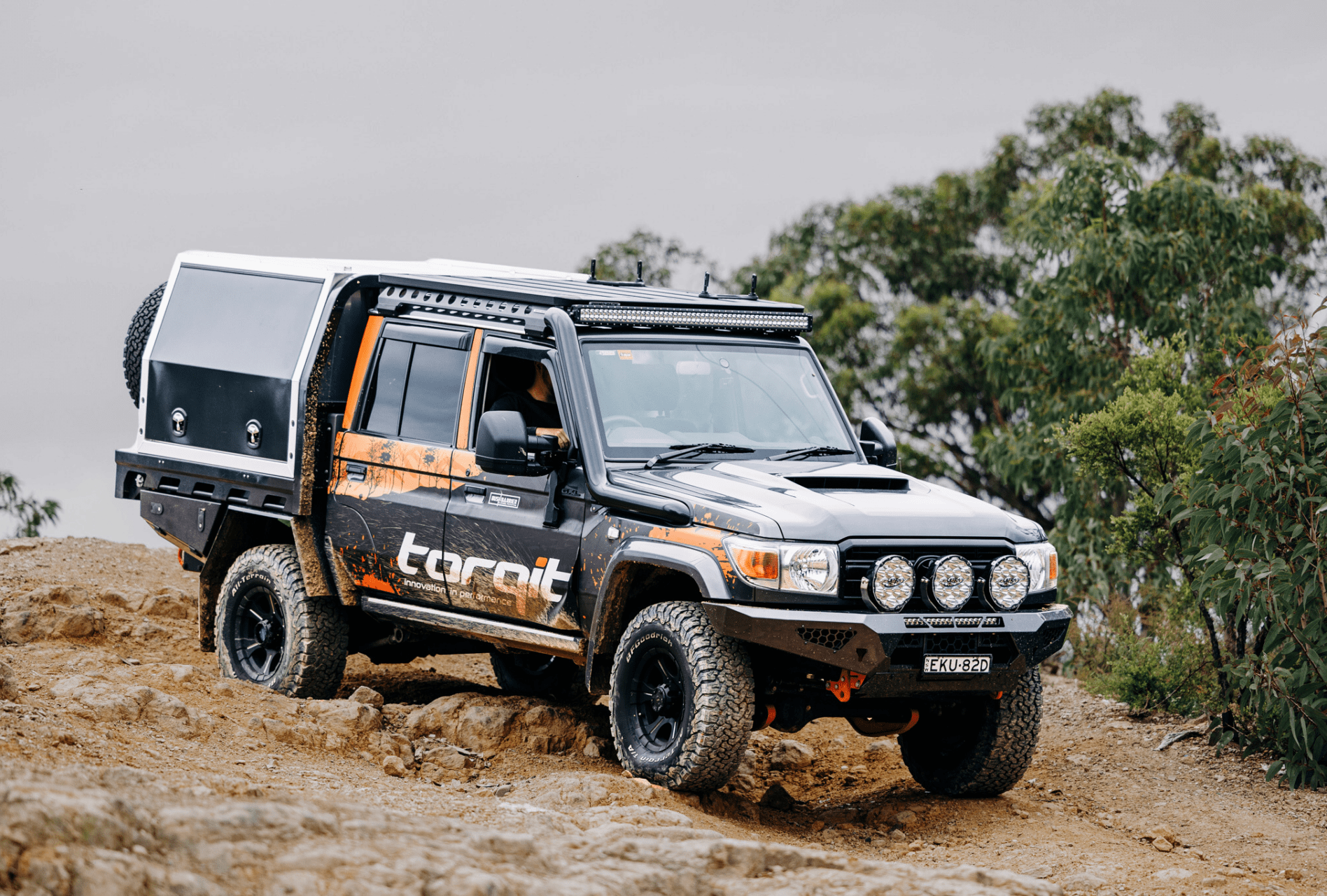 4WD Performance 79 Series LandCruiser off-road shot